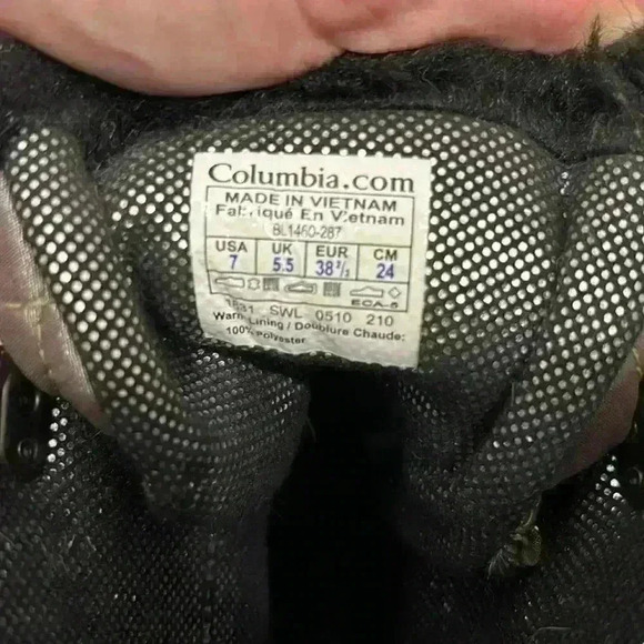 Columbia Omni-Heat Womens Size 7 Slopeside BL1460-060 Winter Snow Boots Light - Picture 7 of 7